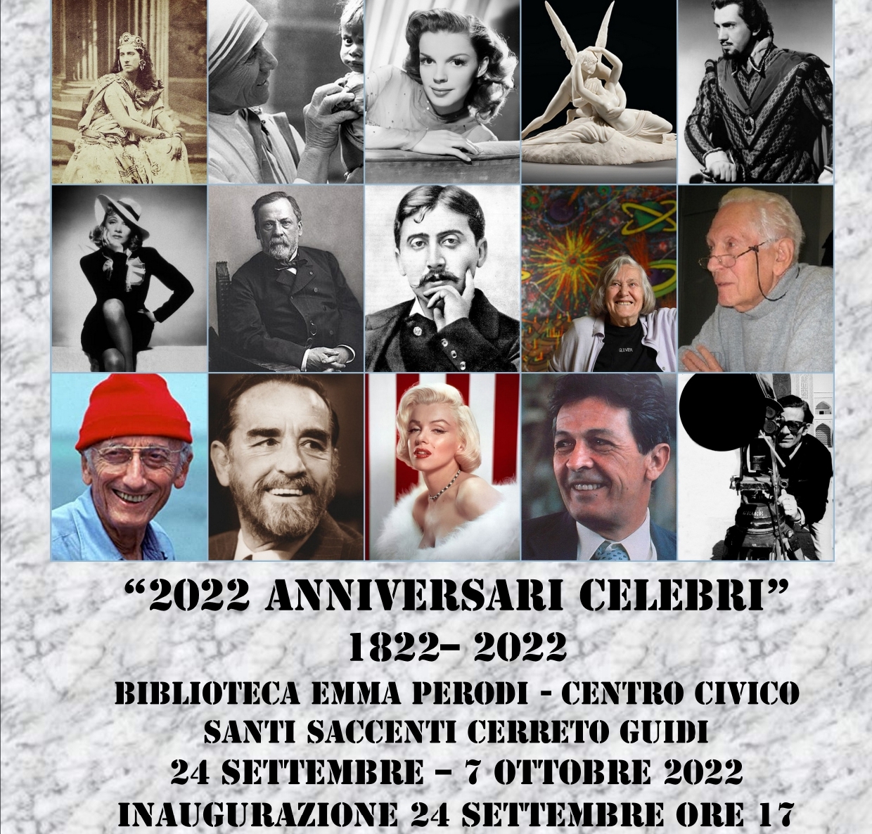 Mostra "Anniversari celebri" 2022