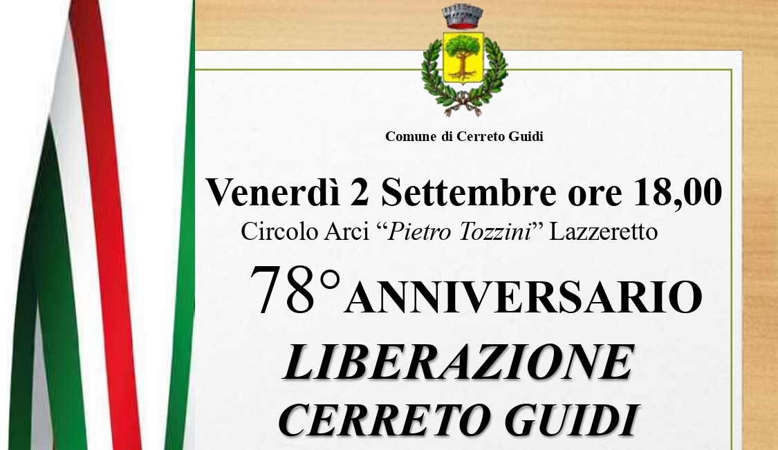 Ricordare la Liberazione di Cerreto Guidi del 2 Settembre 1944