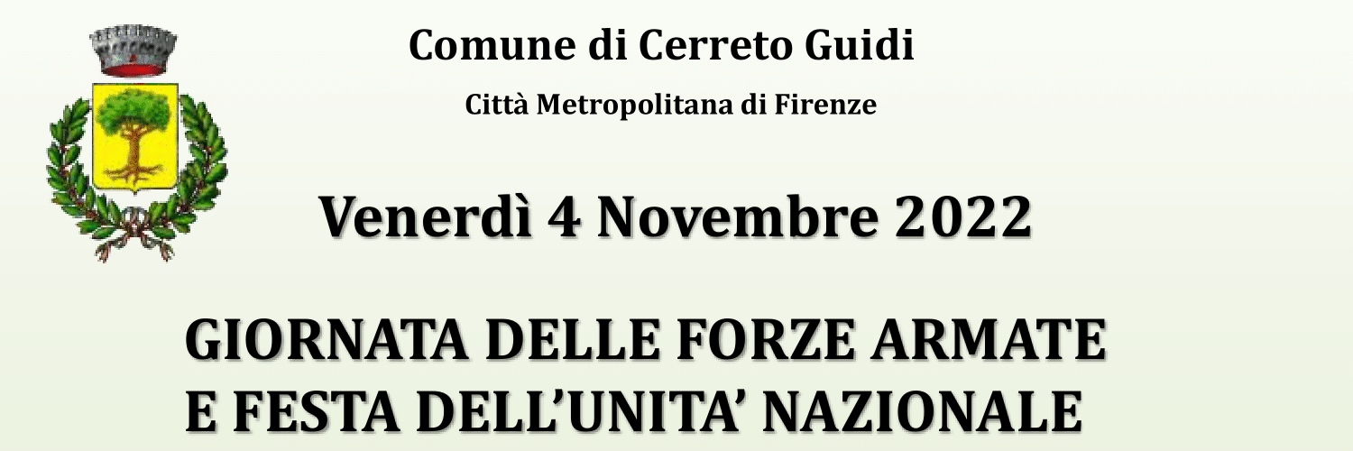 Celebrazioni del 4 Novembre 2022