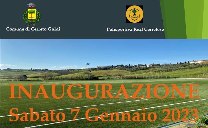 Inaugurazione del nuovo Campo sussidiario di Cerreto Guidi