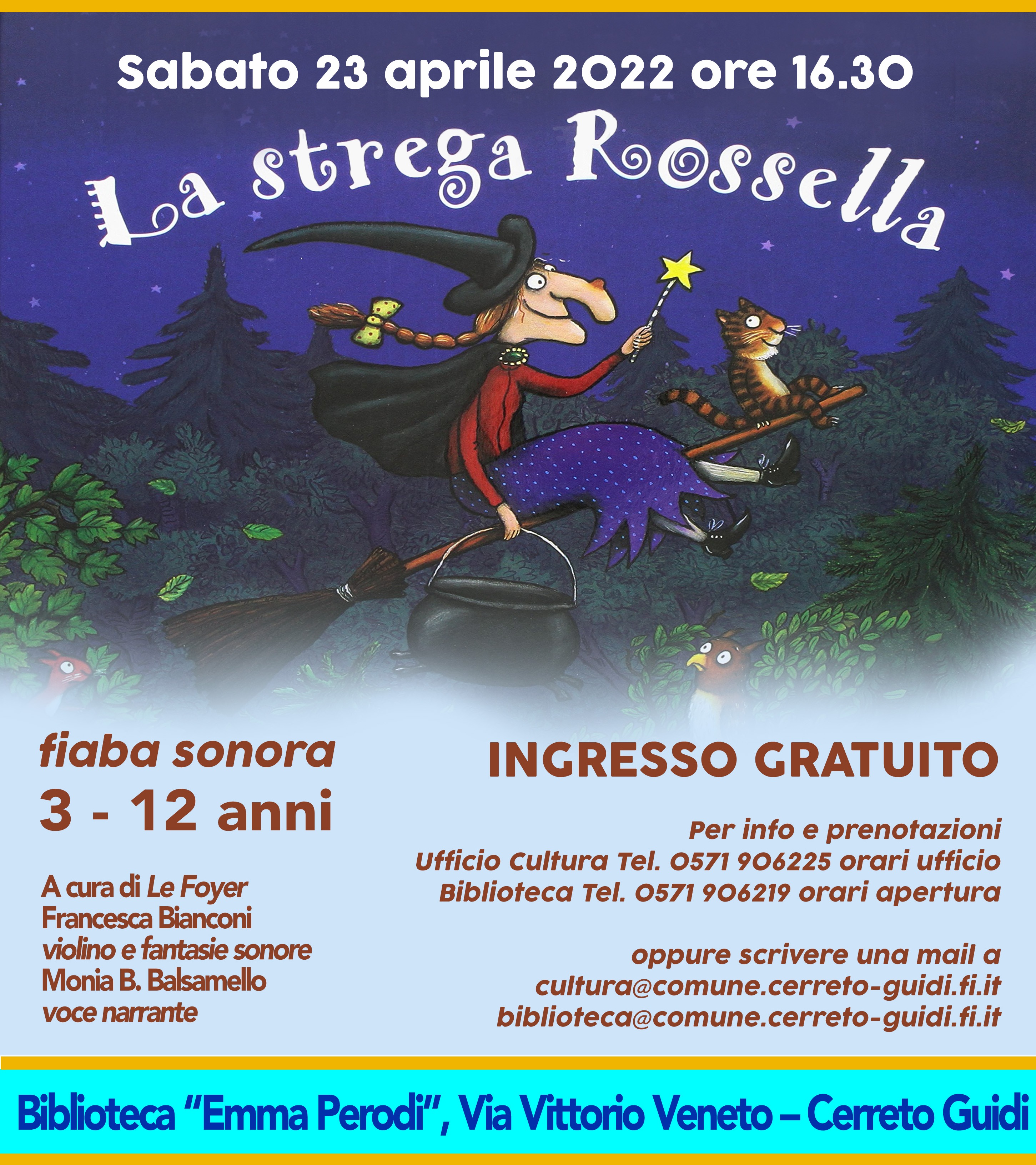 Evento culturale: "La strega Rossella"